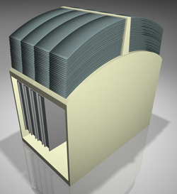 Lectern carpet display unit