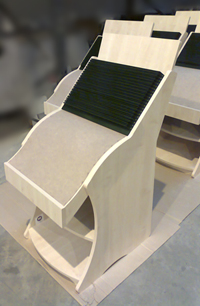 Lectern carpet display